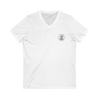 Plain V Neck Unisex Jersey Short Sleeve V-Neck Tee