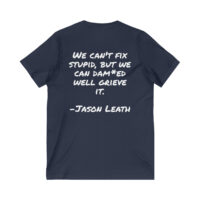 JB Quote V Neck Unisex Jersey Short Sleeve V-Neck Tee